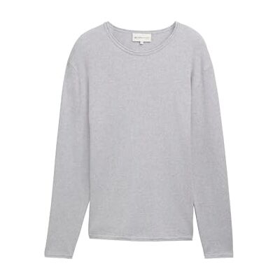 1042517 TOM TAILOR Denim Sweter męski, 15398 – Light Stone Grey Melange, S 1042517 TOM TAILOR Denim Sweter męski, 15398 – Light Stone Grey Melange, S