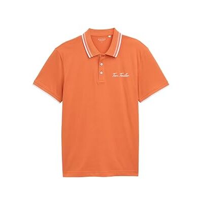 1046739 TOM TAILOR Męska koszulka polo, 37755 Brick Orange, M 1046739 TOM TAILOR Męska koszulka polo, 37755 Brick Orange, M