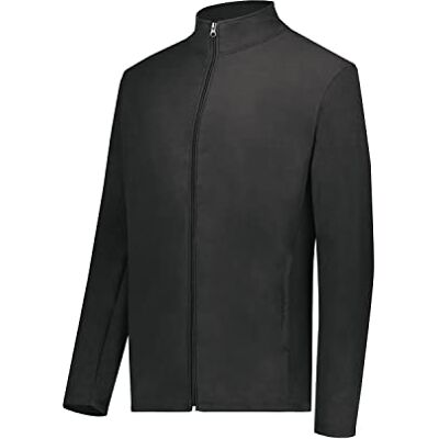 6861.080.L Augusta Sportswear Męska kurtka polarowa Microlite z zamkiem błyskawicznym na całej długości, czarny, L 6861.080.L Augusta Sportswear Męska kurtka polarowa Microlite z zamkiem błyskawicznym na całej długości, czarny, L