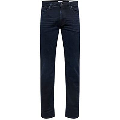 16085014 SELECTED HOMME Men's SLlatronraight-Scott 24601 BB ST JNS W NOOS spodnie jeansowe, niebieski Black Denim, 31/34, Blue Black Denim, 31W / 34L 16085014 SELECTED HOMME Men's SLlatronraight-Scott 24601 BB ST JNS W NOOS spodnie jeansowe, niebieski Black Denim, 31/34, Blue Black Denim, 31W / 34L