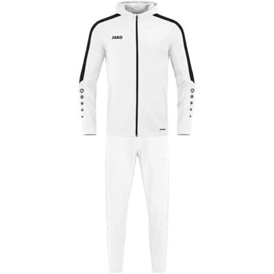 M9623 JAKO Męski dres prezentacyjny Power, biały, L M9623 JAKO Męski dres prezentacyjny Power, biały, L