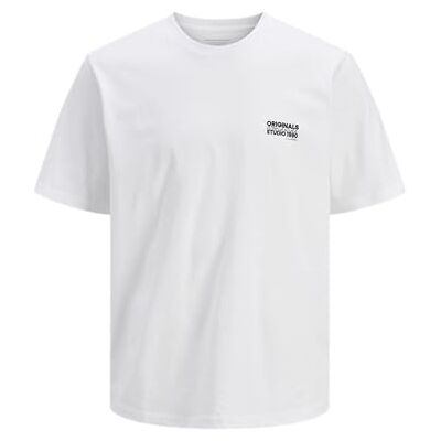 12240122-4694041 Jack & Jones Jorvesterbro Back Tee SS Crew Neck Sn, Bright White, M 12240122-4694041 Jack & Jones Jorvesterbro Back Tee SS Crew Neck Sn, Bright White, M