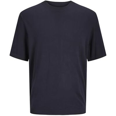 12275451-4749169 JACK & JONES Jprccwilliam Knit Crew Neck Ss Sn męskie, Night Sky, XL 12275451-4749169 JACK & JONES Jprccwilliam Knit Crew Neck Ss Sn męskie, Night Sky, XL