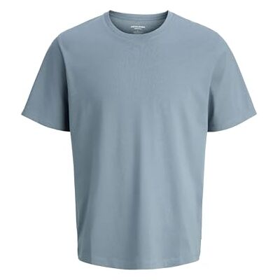 12158482-4975619 JACK & JONES Jjeorganic Basic Tee SS O-Neck Noos Pls Plus Size, Blue Mirage, 5XL 12158482-4975619 JACK & JONES Jjeorganic Basic Tee SS O-Neck Noos Pls Plus Size, Blue Mirage, 5XL