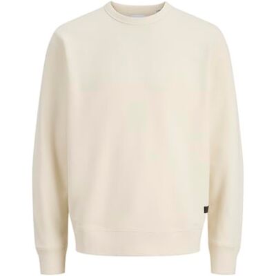 12288927-4902228 JACK & JONES Jjedover Classic Sweat Crew Neck Sn, Antique White, XS 12288927-4902228 JACK & JONES Jjedover Classic Sweat Crew Neck Sn, Antique White, XS