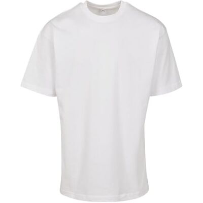 BY122-00220-0046 Build Your Brand Mens Premium Combed Jersey luźny t-shirt, biały, M, biały, M BY122-00220-0046 Build Your Brand Mens Premium Combed Jersey luźny t-shirt, biały, M, biały, M