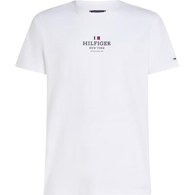 MW0MW38980 Tommy Hilfiger Koszulka męska S/S, biały, S MW0MW38980 Tommy Hilfiger Koszulka męska S/S, biały, S