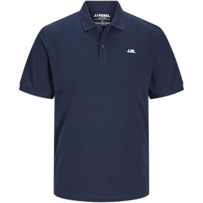 12264439 Jrebrebel Logo Polo SS, sky captain, M 12264439 Jrebrebel Logo Polo SS, sky captain, M
