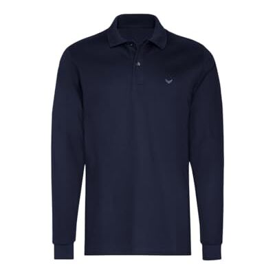 627651 TRIGEMA Koszulka polo z długim rękawem ze ściągaczami, grantowy, XL 627651 TRIGEMA Koszulka polo z długim rękawem ze ściągaczami, grantowy, XL