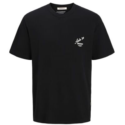 12277571-4761418 JACK & JONES Koszulka męska Jorhydra Back Sketch Tee SS Crew Neck, czarny, M 12277571-4761418 JACK & JONES Koszulka męska Jorhydra Back Sketch Tee SS Crew Neck, czarny, M
