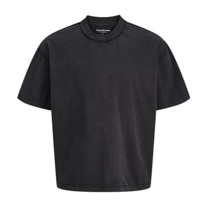 12286088-4865517 JACK & JONES Jcophase Acid Wash Tee SS Crew Neck, czarny, XXL 12286088-4865517 JACK & JONES Jcophase Acid Wash Tee SS Crew Neck, czarny, XXL