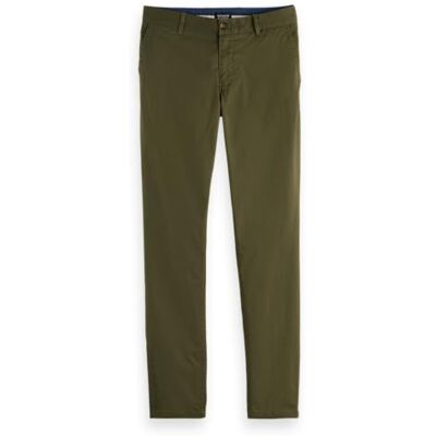 179177 Scotch & Soda Core-Mott-Stretch Cotton Chino Spodnie męskie, Khaki, 30W / 32L 179177 Scotch & Soda Core-Mott-Stretch Cotton Chino Spodnie męskie, Khaki, 30W / 32L