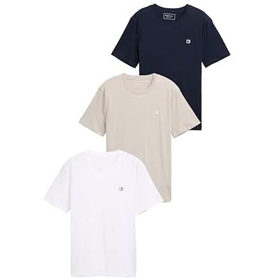 1048239 TOM TAILOR Denim T-shirt męski, 20000 – biały, XS 1048239 TOM TAILOR Denim T-shirt męski, 20000 – biały, XS