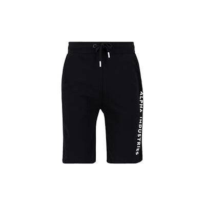 116365-03 Alpha Industries AI Sweat Krótkie spodenki dresowe dla mężczyzn Black 116365-03 Alpha Industries AI Sweat Krótkie spodenki dresowe dla mężczyzn Black