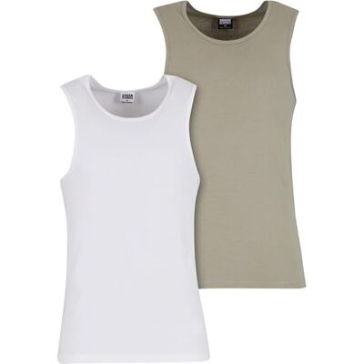TB7650A Urban Classics Męski T-shirt 95% bawełna, 5% elastan jasnooliwkowy + biały 3XL, Paleolive+biały, 3XL TB7650A Urban Classics Męski T-shirt 95% bawełna, 5% elastan jasnooliwkowy + biały 3XL, Paleolive+biały, 3XL