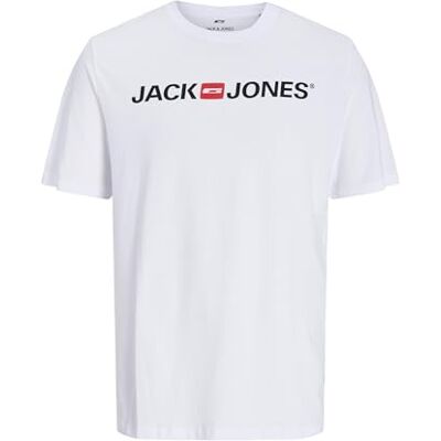 12137126-Detail:SLIM FIT JACK & JONES Jjecorp Logo Tee Ss Crew Neck Noos Podkoszulek Mężczyźni, White, XS 12137126-Detail:SLIM FIT JACK & JONES Jjecorp Logo Tee Ss Crew Neck Noos Podkoszulek Mężczyźni, White, XS