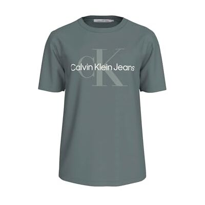 J30J320806PSLXS Calvin Klein Jeans Męska koszulka z krótkim rękawem i okrągłym dekoltem, Niekończący się szary, XS J30J320806PSLXS Calvin Klein Jeans Męska koszulka z krótkim rękawem i okrągłym dekoltem, Niekończący się szary, XS