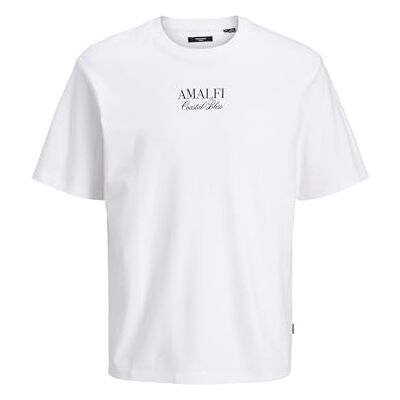 12278786-4771786 JACK & JONES Męska koszulka z nadrukiem Jprbladestination Ss Tee, Bright White, L 12278786-4771786 JACK & JONES Męska koszulka z nadrukiem Jprbladestination Ss Tee, Bright White, L