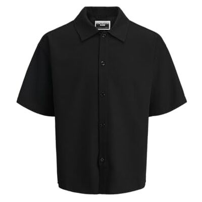 12278016-4768990 JACK & JONES Jcoretreat koszulka męska oversize SS, czarny, S 12278016-4768990 JACK & JONES Jcoretreat koszulka męska oversize SS, czarny, S