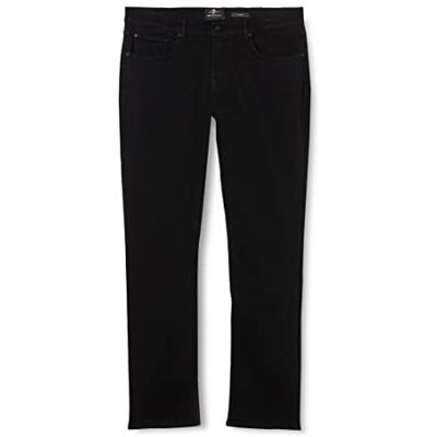 JSMSA220BC 7 For All Mankind Męskie dżinsy Slimmy Luxe Performance Plus Black Jeans, czarny, 28W x 30L JSMSA220BC 7 For All Mankind Męskie dżinsy Slimmy Luxe Performance Plus Black Jeans, czarny, 28W x 30L
