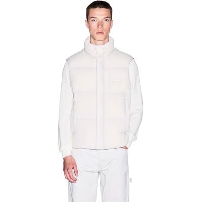 XM001100 Armani Exchange Męska kamizelka puchowa z zapięciem na zamek błyskawiczny, Dzwonki wietrzne, XXL XM001100 Armani Exchange Męska kamizelka puchowa z zapięciem na zamek błyskawiczny, Dzwonki wietrzne, XXL