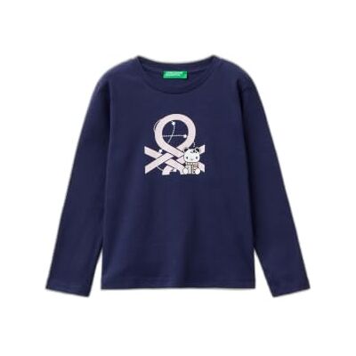 3I9WG10F7 United Colors of Benetton Koszulka M/L, Niebieska, 18 mesi 3I9WG10F7 United Colors of Benetton Koszulka M/L, Niebieska, 18 mesi