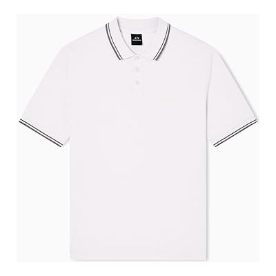 XM001349AF16246U1013 Armani Exchange Męska koszulka polo z krótkim rękawem z logo ThreeButton Collar, Wind Chime, XL XM001349AF16246U1013 Armani Exchange Męska koszulka polo z krótkim rękawem z logo ThreeButton Collar, Wind Chime, XL