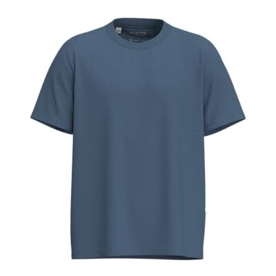 16092508-4916350 SELECTED MEN Slhaspen Slub SS O-Neck Tee Noos, Blue Mirage, M 16092508-4916350 SELECTED MEN Slhaspen Slub SS O-Neck Tee Noos, Blue Mirage, M
