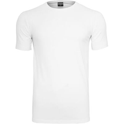 TB814-220 Urban Classics M?ski T-shirt Fitted Stretch Tee, basic top dla m??czyzn z rozci?gliwego materia?u, dost?pny w wielu kolorach, rozmiary S XXL, bia?y, M TB814-220 Urban Classics M?ski T-shirt Fitted Stretch Tee, basic top dla m??czyzn z rozci?gliwego materia?u, dost?pny w wielu kolorach, rozmiary S XXL, bia?y, M