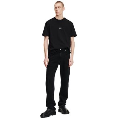 245D11161203432 Jeansy Karl Lagerfeld, Męskie, Proste Denim, Prosta Nogawka 245D11161203432 Jeansy Karl Lagerfeld, Męskie, Proste Denim, Prosta Nogawka