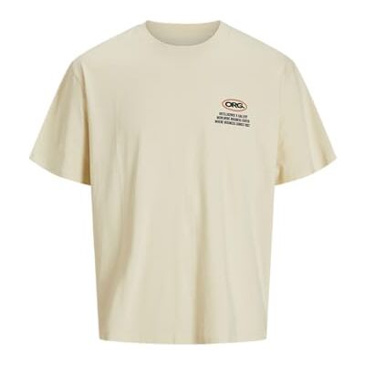 12275401-4731311 Jack & Jones Jorpartnership Tee Ss Crew Neck Tg, Antique White, M 12275401-4731311 Jack & Jones Jorpartnership Tee Ss Crew Neck Tg, Antique White, M