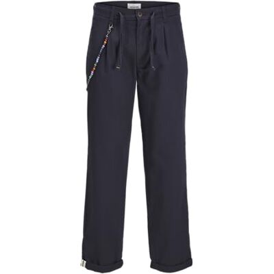 12273664-4708352 Jack & Jones Jpstkarl Milo Pleated Chino, granatowy, 32W / 30L 12273664-4708352 Jack & Jones Jpstkarl Milo Pleated Chino, granatowy, 32W / 30L