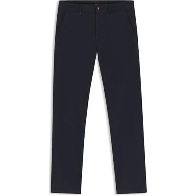 50510933 BOSS Męskie chinosy slim fit chinosy z elastycznej satyny bawełnianej, Ciemnoniebieski404, 33W / 32L 50510933 BOSS Męskie chinosy slim fit chinosy z elastycznej satyny bawełnianej, Ciemnoniebieski404, 33W / 32L