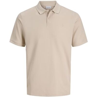 12268130-4642907 JACK & JONES T-shirt męski z logo, Moonbeam, 3XL 12268130-4642907 JACK & JONES T-shirt męski z logo, Moonbeam, 3XL