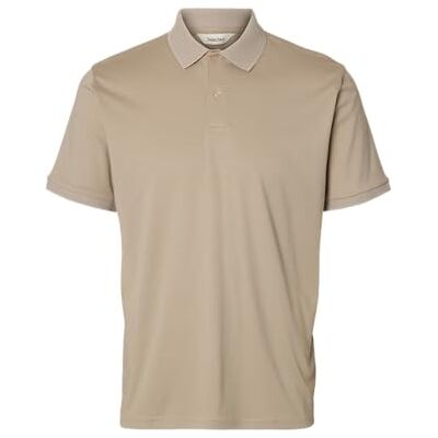 16099994-4902745 SELECTED HOMME Slhfave Button Ss Polo Noos, owsianka, XL 16099994-4902745 SELECTED HOMME Slhfave Button Ss Polo Noos, owsianka, XL