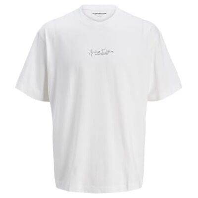 12273211-4733376 Jack & Jones Jcochrome Silver Print Tee SS Crew Neck, Bright White, L 12273211-4733376 Jack & Jones Jcochrome Silver Print Tee SS Crew Neck, Bright White, L