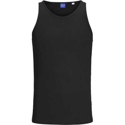 12276790-4752370 JACK & JONES Joracapulco Rib Tank Top męski, czarny, XS 12276790-4752370 JACK & JONES Joracapulco Rib Tank Top męski, czarny, XS