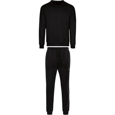 675501S TRIGEMA Dres do biegania w jakości miękkiego dresu, czarny, M 675501S TRIGEMA Dres do biegania w jakości miękkiego dresu, czarny, M