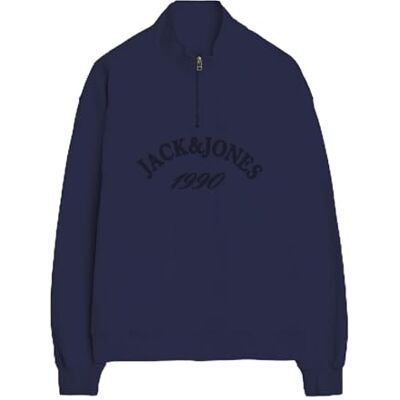 12285802-4877332 JACK & JONES Jorbleecker Branding Sweat High Neck Bf, Ocean Cavern, XL 12285802-4877332 JACK & JONES Jorbleecker Branding Sweat High Neck Bf, Ocean Cavern, XL