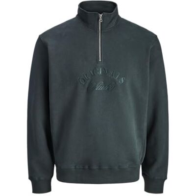 12287065-4951384 JACK & JONES Jorbleecker Branding Sweat High N Bf Pls Plus Size, Forest River, 5XL 12287065-4951384 JACK & JONES Jorbleecker Branding Sweat High N Bf Pls Plus Size, Forest River, 5XL