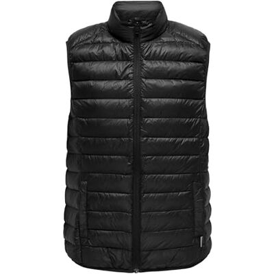22035563-4842854 ONLY & SONS Onsgavin Life Light Quilted Zip Vest Otw, czarny, XL 22035563-4842854 ONLY & SONS Onsgavin Life Light Quilted Zip Vest Otw, czarny, XL
