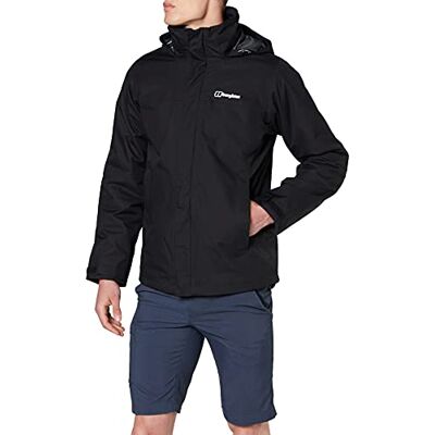 A000988 Berghaus Męska wodoodporna kurtka Rg Alpha 3 w 1 ze zdejmowanym polarem, dodatkowy komfort, lekka kurtka wodoodporna z polarem (1 szt.) A000988 Berghaus Męska wodoodporna kurtka Rg Alpha 3 w 1 ze zdejmowanym polarem, dodatkowy komfort, lekka kurtka wodoodporna z polarem (1 szt.)