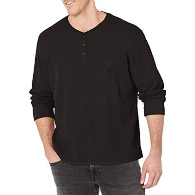 ZHGHB2A Wrangler Authentics Męska koszulka z długim rękawem Waffle Henley, XXL ZHGHB2A Wrangler Authentics Męska koszulka z długim rękawem Waffle Henley, XXL