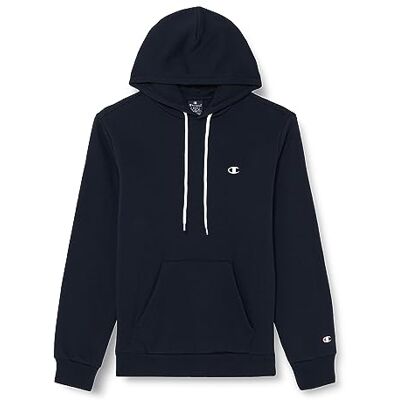 219372 Champion Legacy Basics Powerblend Fleece Bluza z kapturem, Granatowy (marynarski), L Męski FW23, Blu Marino, L 219372 Champion Legacy Basics Powerblend Fleece Bluza z kapturem, Granatowy (marynarski), L Męski FW23, Blu Marino, L