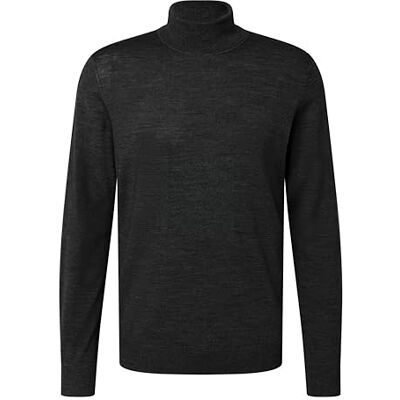 7700-65520B bugatti Męski sweter z golfem, szary, 3XL 7700-65520B bugatti Męski sweter z golfem, szary, 3XL