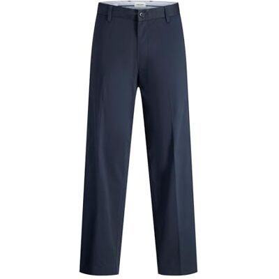 12283729-4830610 JACK & JONES Jpstkane Mason Easy Care Chino Noos, granatowy, 33W / 34L 12283729-4830610 JACK & JONES Jpstkane Mason Easy Care Chino Noos, granatowy, 33W / 34L