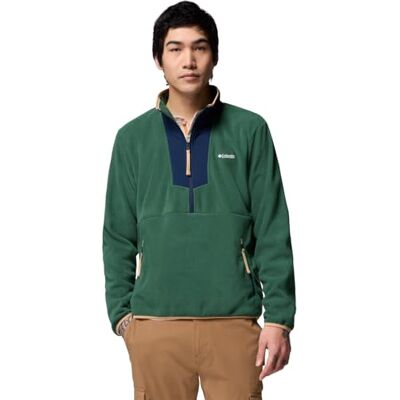 2095901 Columbia Męski polar z zamkiem do połowy Sequoia Grove, polar do wciągania, Rain Forest, Coll Navy, XL 2095901 Columbia Męski polar z zamkiem do połowy Sequoia Grove, polar do wciągania, Rain Forest, Coll Navy, XL