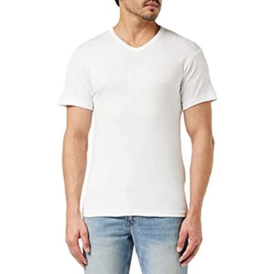 8A69 9060 Athéna Męski T-shirt Promo Cotton Bio kąpielówki, biały, L 8A69 9060 Athéna Męski T-shirt Promo Cotton Bio kąpielówki, biały, L