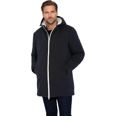 BLUSTER Schott NYC Kurtka z kapturem Sherpa Schott, granatowa, XL dla dorosłych BLUSTER Schott NYC Kurtka z kapturem Sherpa Schott, granatowa, XL dla dorosłych