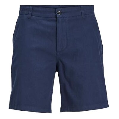 12248627 JACK & JONES Męskie szorty chinosy zwężane krój chinosy, granatowy blezer, S 12248627 JACK & JONES Męskie szorty chinosy zwężane krój chinosy, granatowy blezer, S